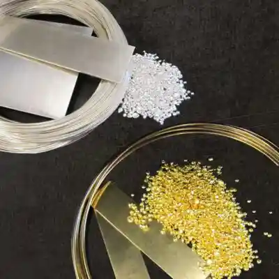 Edelmetalle verkaufen Halbzeuge Gold und Silber